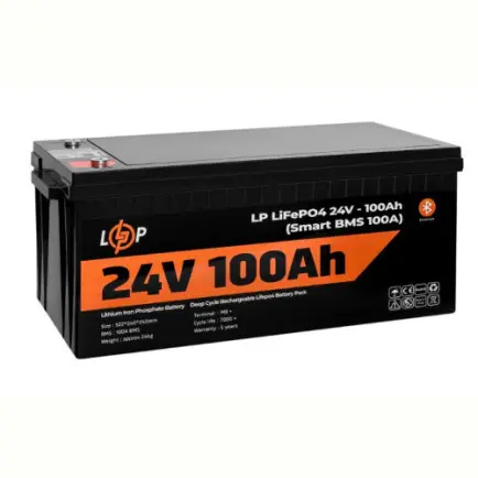 Акумуляторна батарея LogicPower 24V 100 AH (2560Wh)