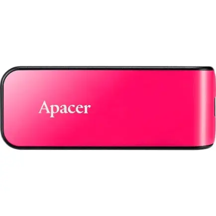 Флеш-накопичувач USB 64GB Apacer AH334 Pink (AP64GAH334P-1)