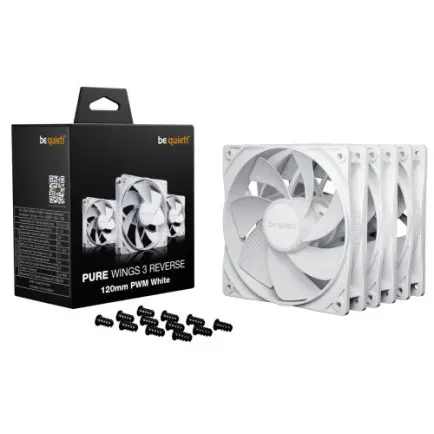 Вентилятор be quiet! Pure Wings 3 120mm PWM Reverse 3-Pack White (BL136)