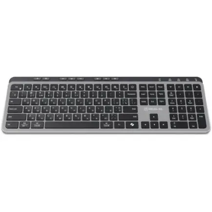 Клавиатура беспроводная REAL-EL RK-737W Black/Grey