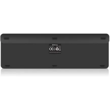 Клавиатура беспроводная REAL-EL RK-737W Black/Grey