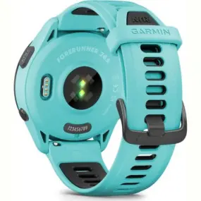 Смарт-часы Garmin Forerunner 265 Black Bezel with Aqua Case and Aqua/Black Silicone Band (010-02810-52)