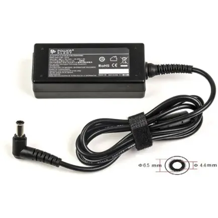 Блок питания PowerPlant для ноутбука LG 220V, 19V 25W 1.3A, 6.5х4.4мм, with pin (LG25F6544)