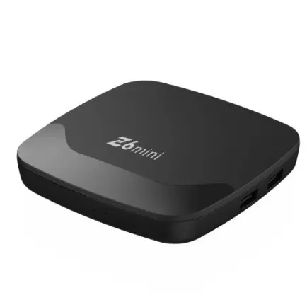 TV приставка iATV Z6 mini 1/8 (Amlogic 905L/1Gb/8Gb/Wi-Fi2.4G+5G+100 Mb/USB2.0x2/AV/Mali-G31/HDMI/Bluetooth пульт голосовое управление/BT 5.0/Android TV 13)