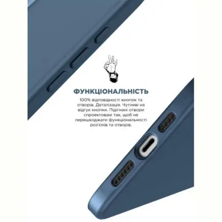 Чехол-накладка Armorstandart Icon2 для Apple iPhone 15 Pro Storm Blue (ARM70522)