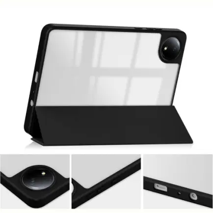 Чехол-книжка BeCover Soft Edge TPU для Xiaomi Redmi Pad SE 8.7 Black (712564)