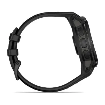 Смарт-годинник Garmin Instinct Crossover AMOLED Tactical Black with Black Silicone (010-03398-42)