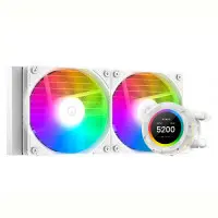 Система водяного охлаждения ID-Cooling Space LCD SL240 XE White, Intel: 2066/201..