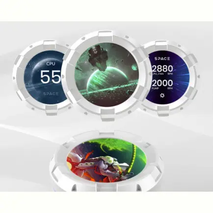 Система водяного охолодження ID-Cooling Space LCD SL240 XE White