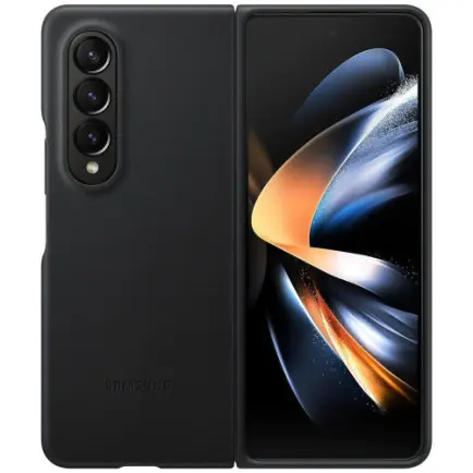 Чехол-накладка Samsung Leather Cover для Samsung Galaxy Fold 4 SM-F936 Black (EF-VF936LBEGUA)