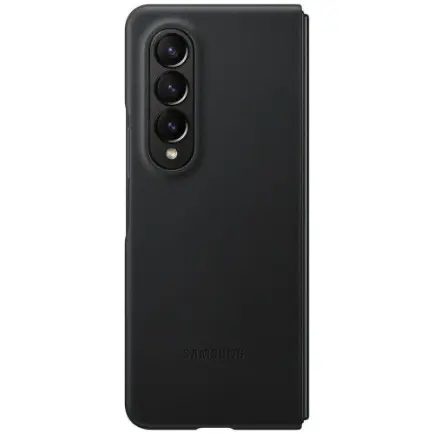Чехол-накладка Samsung Leather Cover для Samsung Galaxy Fold 4 SM-F936 Black (EF-VF936LBEGUA)