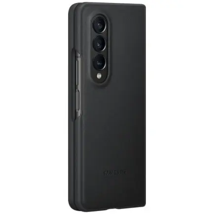 Чехол-накладка Samsung Leather Cover для Samsung Galaxy Fold 4 SM-F936 Black (EF-VF936LBEGUA)