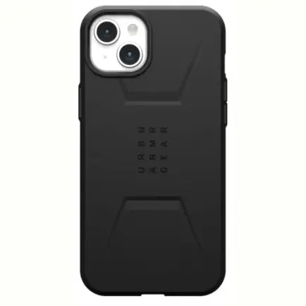 Чохол-накладка Urban Armor Gear Civilian Magsafe для Apple iPhone 15 Plus Black (114306114040)