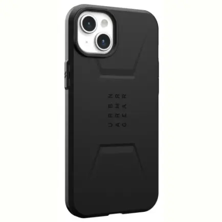 Чохол-накладка Urban Armor Gear Civilian Magsafe для Apple iPhone 15 Plus Black (114306114040)