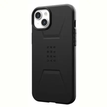 Чохол-накладка Urban Armor Gear Civilian Magsafe для Apple iPhone 15 Plus Black (114306114040)