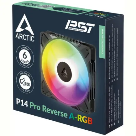 Вентилятор Arctic P14 Pro Reverse A-RGB Black (ACFAN00323A)