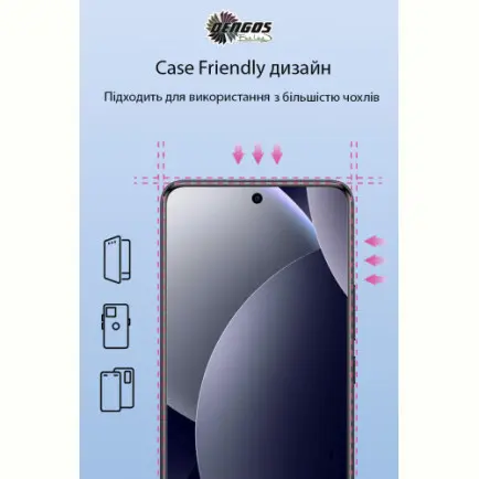 Захисне скло Dengos для Xiaomi Redmi Note 15 Pro 5G Black Full Glue (DG-TG2P-97)