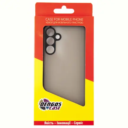 Чeхол-накладка Dengos Matte для Samsung Galaxy A15 SM-A155 Black (DG-TPU-MATT-136)