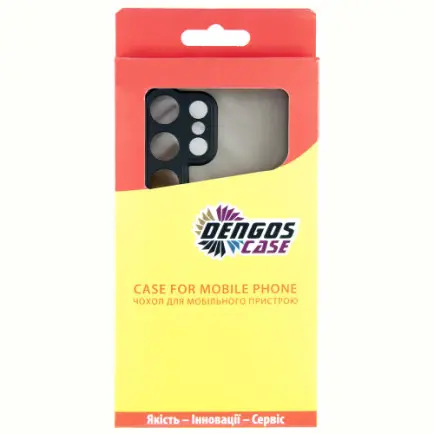 Чохол-накладка Dengos Matt для Samsung Galaxy S25 Ultra SM-S938 Black (DG-KM-144)
