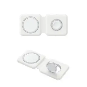 Бездротовий зарядний пристрій ColorWay MagSafe Duo Charger 15W for iPhone White (CW-CHW32Q-WT)