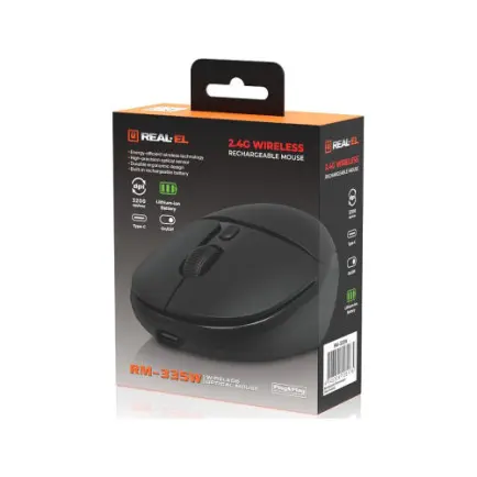 Мышь беспроводная REAL-EL RM-335W