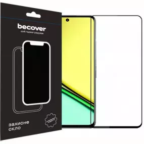 Захисне скло BeCover для Realme C67 Black (710633)