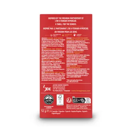 Кава в капсулах L`OR Passione Rossa Maranello Espresso 10шт