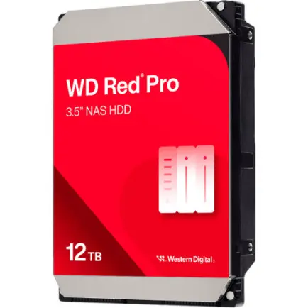 Накопитель HDD SATA 12.0TB WD Red Pro NAS 7200rpm 512MB (WD122KFBX)