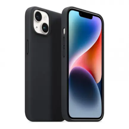 Чехол-накладка Armorstandart Fake Leather для Apple iPhone 14 Plus Black (ARM64394)