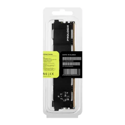 Модуль памяти DDR4 16GB/3600 Prologix Black (PRO16GB3600B4)