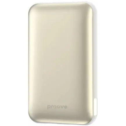 Универсальная мобильная батарея Proove Vibe Energy Plus 22.5W 10000mAh White/Gold (PBVE15012202)