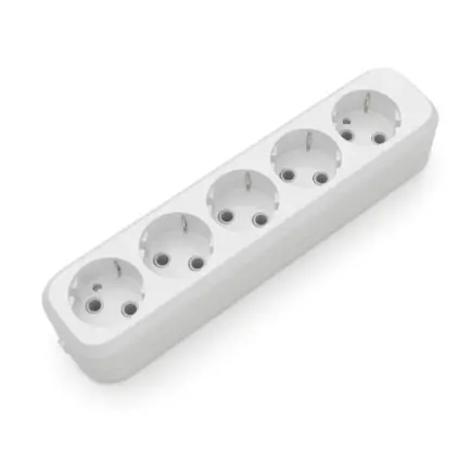 Розеточный блок  Electrum 5 гнезд с заземлением C-SM-1780
