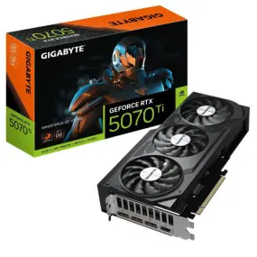 Відеокарта GF RTX 5070 Ti 16GB GDDR7 Windforce OC V2 Gigabyte (GV-N507TWF3OCV2-16GD)