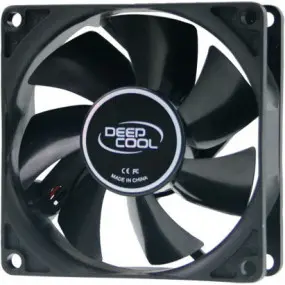 Вентилятор DeepCool XFAN 80, 80х80х25мм, Molex, черный