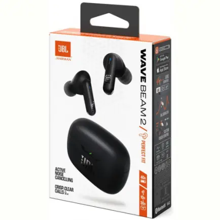 Bluetooth-гарнитура JBL Wave Beam 2 Black (JBLWBEAM2BLK)