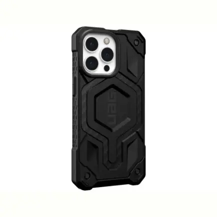 Чохол-накладка Urban Armor Gear Monarch Pro with MagSafe для Apple iPhone 14 Plus/15 Plus Kevlar Silver (114029113933)