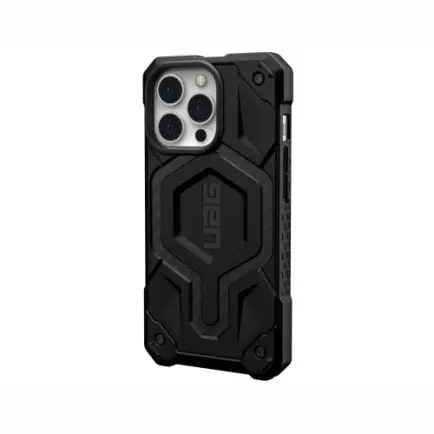 Чохол-накладка Urban Armor Gear Monarch Pro with MagSafe для Apple iPhone 14 Plus/15 Plus Kevlar Silver (114029113933)