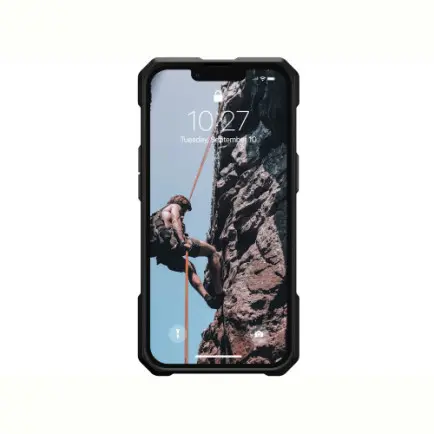 Чохол-накладка Urban Armor Gear Monarch Pro with MagSafe для Apple iPhone 14 Plus/15 Plus Kevlar Silver (114029113933)
