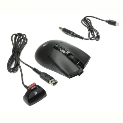 Мышь беспроводная A4Tech Bloody R90 Plus Black