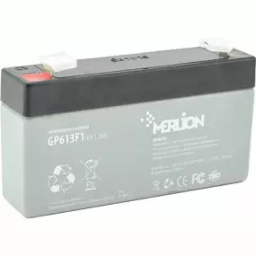 Аккумуляторная батарея Merlion 6V 1.3AH (GP613F1/05996)