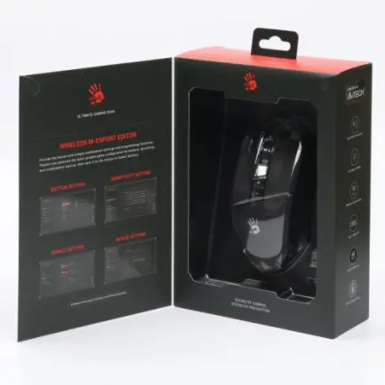 Мышь беспроводная A4Tech Bloody R36 Ultra Stone Black