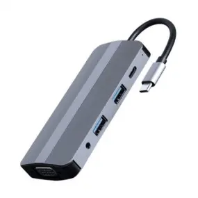 Док-станція Cablexpert USB-C 8-в-1 (A-CM-COMBO8-02)