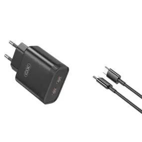 Сетевое зарядное устройство XO L105 (2USB-С, 3А)