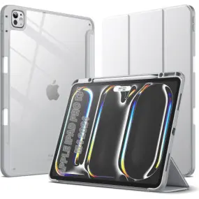 Чeхол-книжка BeCover Soft Edge TPU с креплением Apple Pencil для Apple iPad Pro 13" M4 2024 Gray (711718)