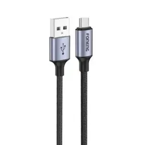 Кабель Foneng X95 Metal Head Braided Cable USB - USB-C (M/M)