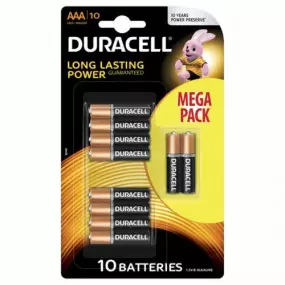 Батарейка Duracell Basic AAA/LR03 BL 10шт