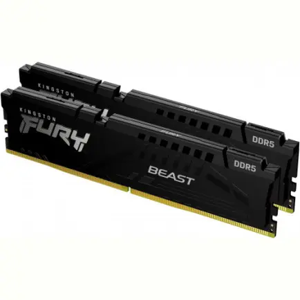 Модуль пам`яті DDR5 2x8GB/6000 Kingston Fury Beast Black (KF560C30BBEK2-16)