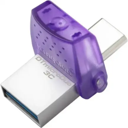 Флеш-накопичувач USB3.2 64GB Type-C Kingston DataTraveler microDuo 3C (DTDUO3CG3/64GB)