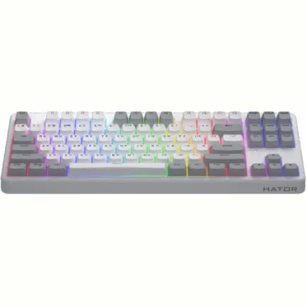Клавиатура Hator Rockfall 3 Mecha TKL Wireless Orange White (HTK851UA)