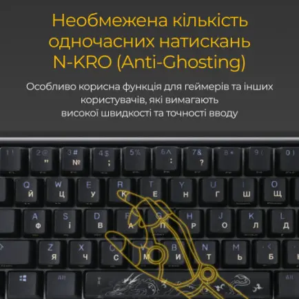 Клавиатура Ducky One 3 SF Cherry MX Red RGB UA USB Black (DKON2167ST-RUAPXCLAWSC1)